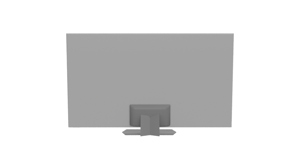 Sleek Modern Flat Screen TV 3D Model - Professional 3D Model Render 5