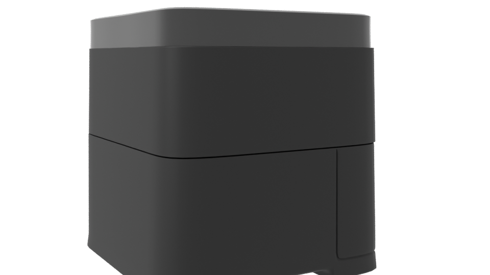 Sleek Air Fryer 3D Model - Professional 3D Model Render 7