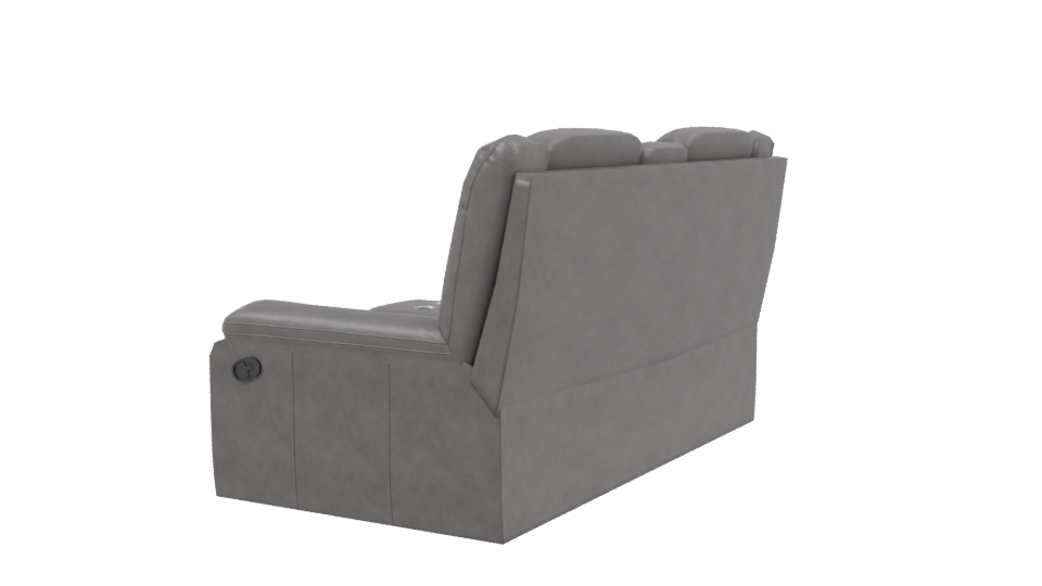 Luxury Reclining Sofa 3D Model - Professional 3D Model Render 3