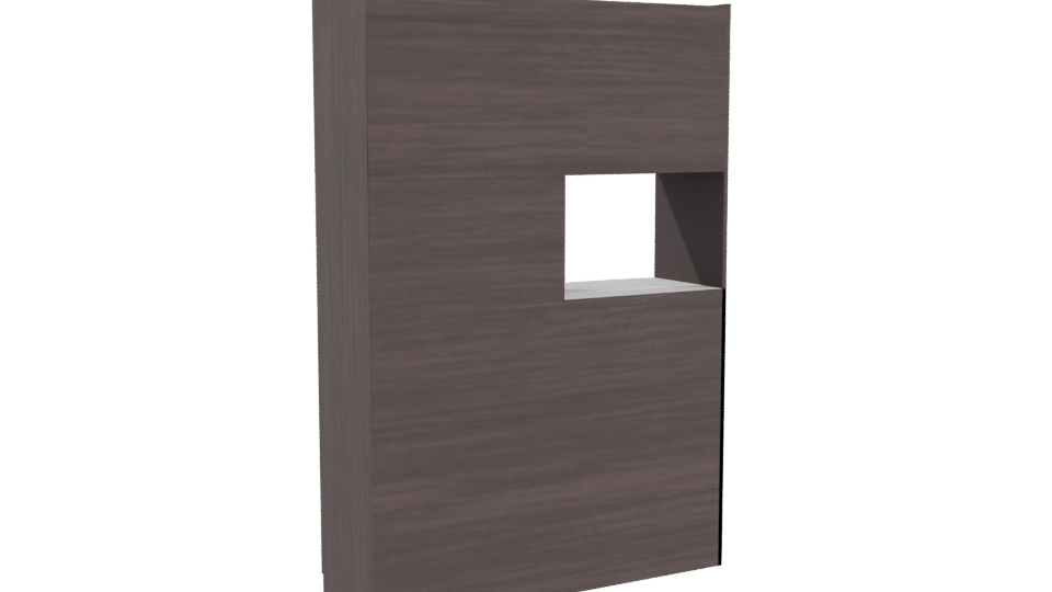 Modern Wooden Kitchen Cabinet 3D - Professional 3D Model Render 4