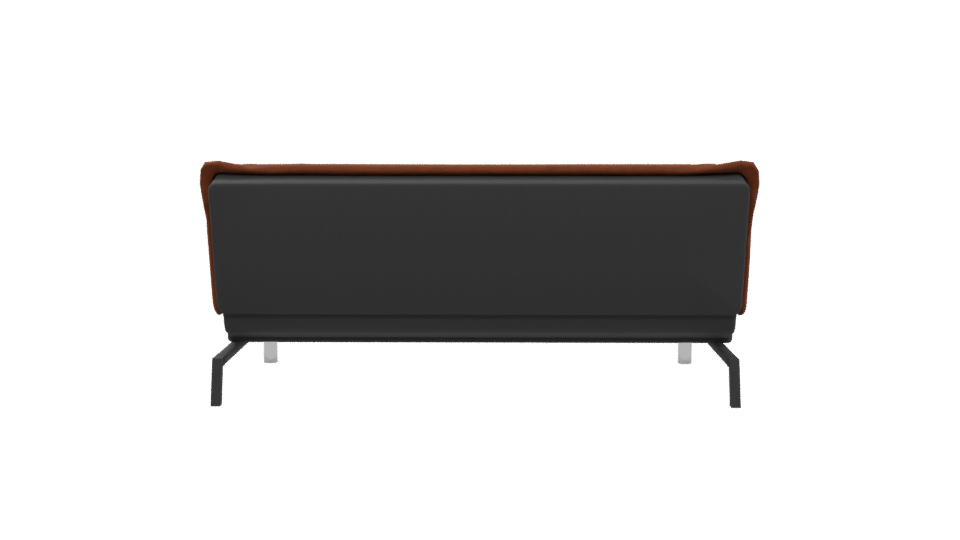 Stylish Brown Sofa 3D Model - Professional 3D Model Render 5