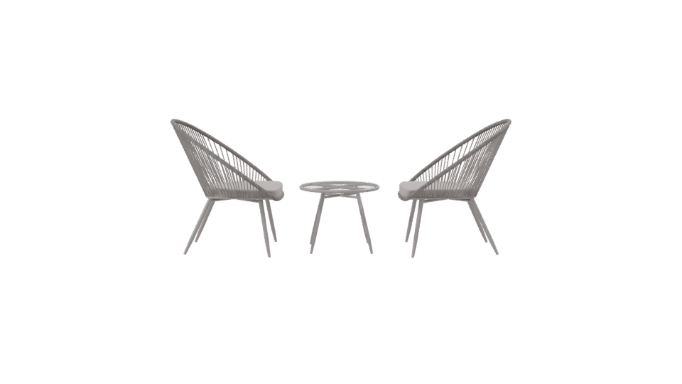 Stylish Minimalist Living Room Chair - Professional 3D Model Render 8