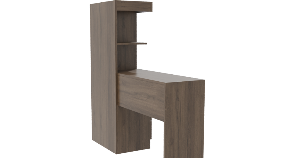 Stylish Home Office Workstation 3D - Professional 3D Model Render 7