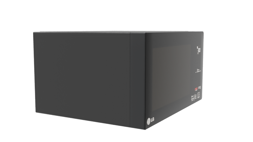 Sleek Modern Microwave Oven 3D Model - Professional 3D Model Render 9