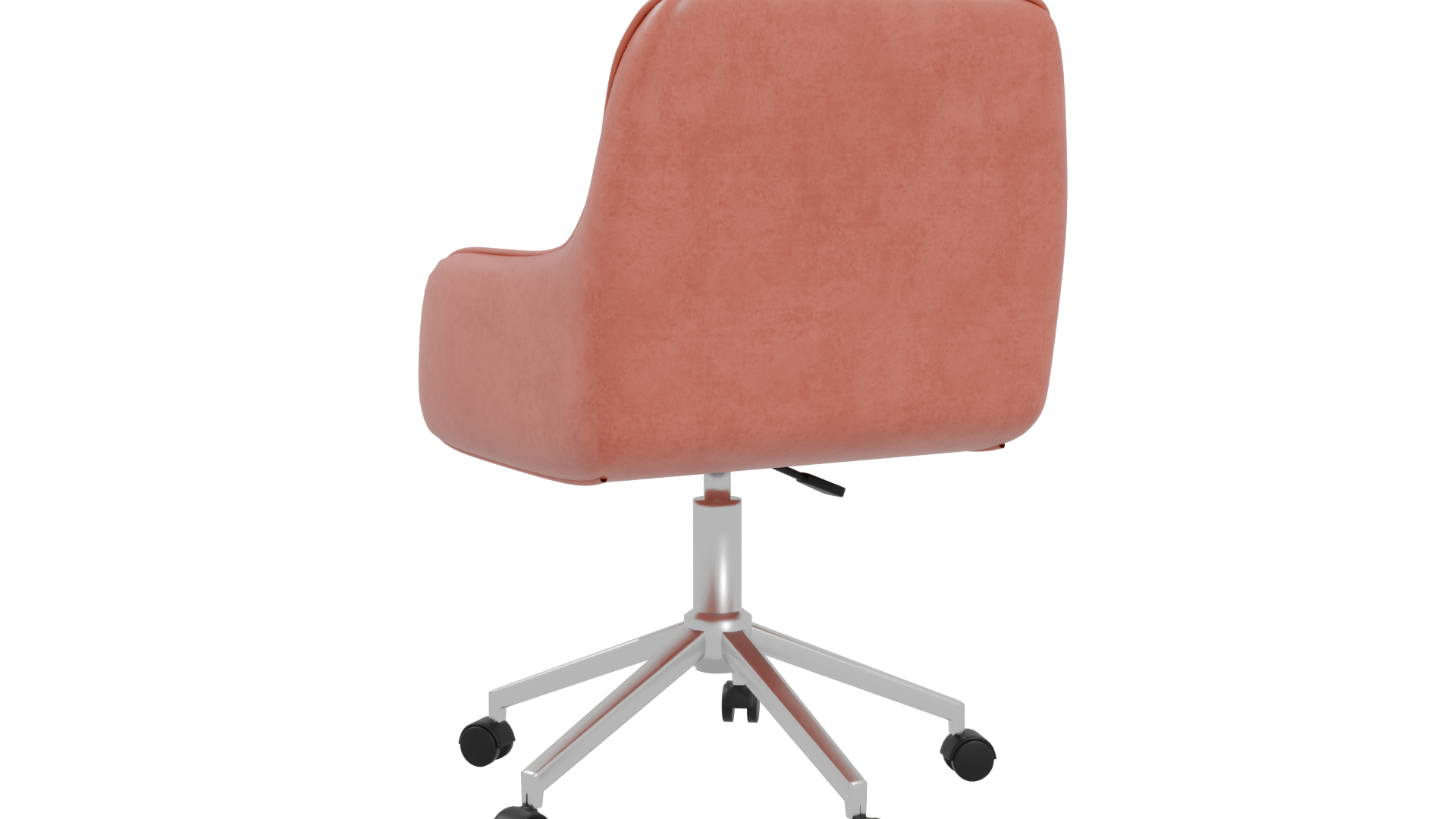 Stylish Modern Quilted Office Chair 3D Model - Professional 3D Model Render 4