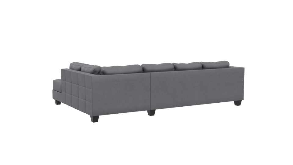 Modern L-Shape Sofa Model 3D - Professional 3D Model Render 4