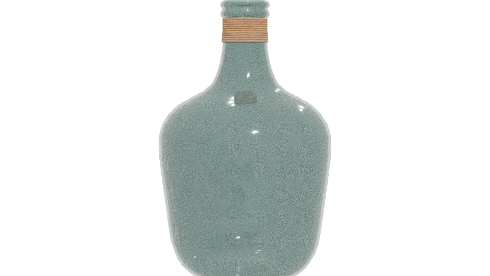 Botella Cabernet with Raffia 3D Model - Professional 3D Model Render 12