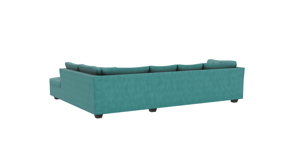 Elegant Modern Sectional Sofa 3D - Professional 3D Model Render 4