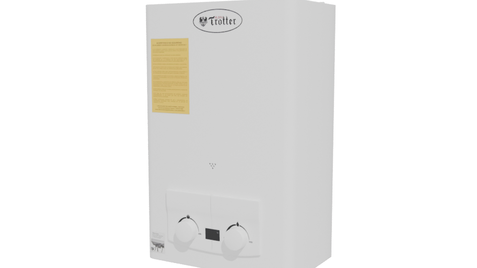Compact Gas Boiler Model 3D - Professional 3D Model Render 12