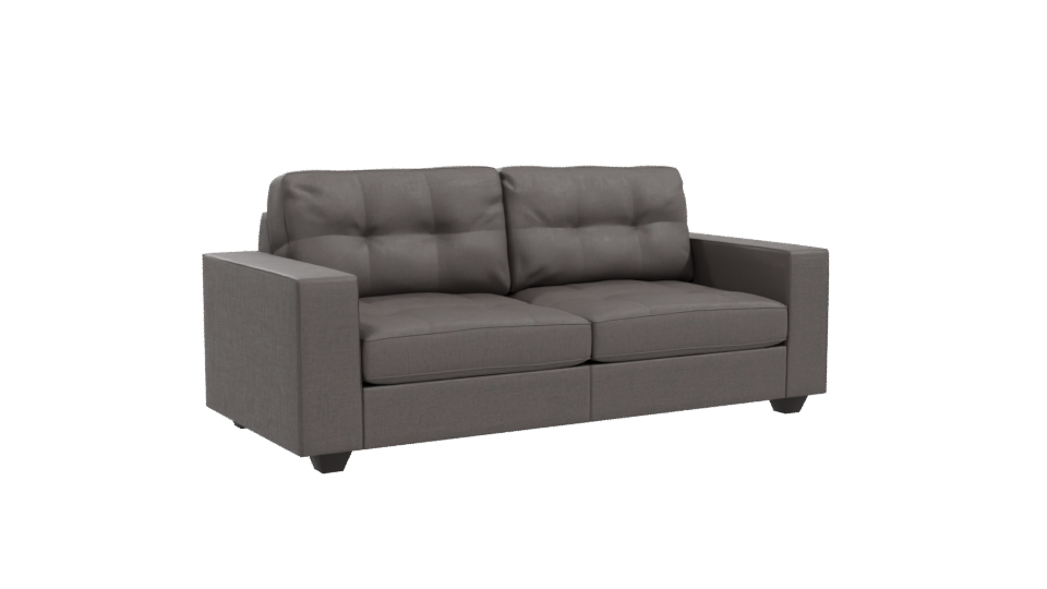 Contemporary Grey Sofa Model - Professional 3D Model Render 10