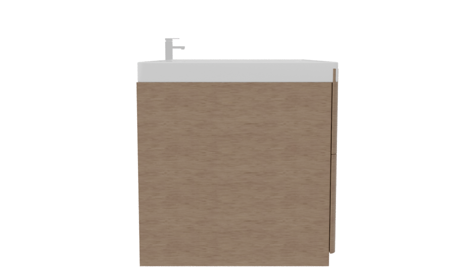 Elegant Wooden Bathtub Model - Professional 3D Model Render 8