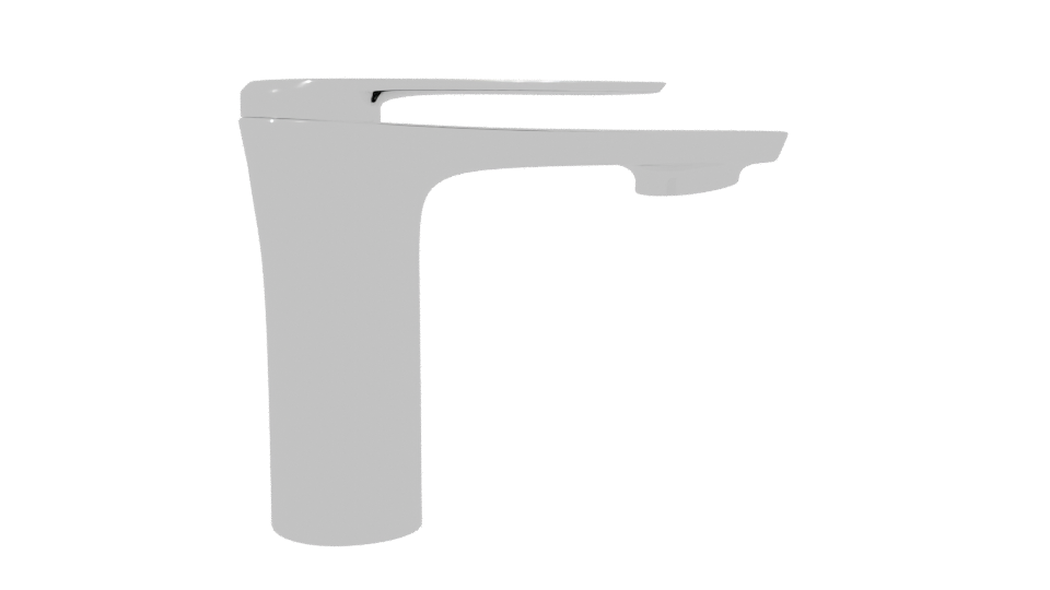 Stylish Modern Faucet 3D Model - Professional 3D Model Render 7