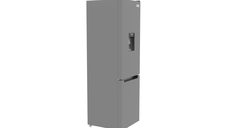 Sleek Stainless Steel Refrigerator 3D Model - Professional 3D Model Render 9