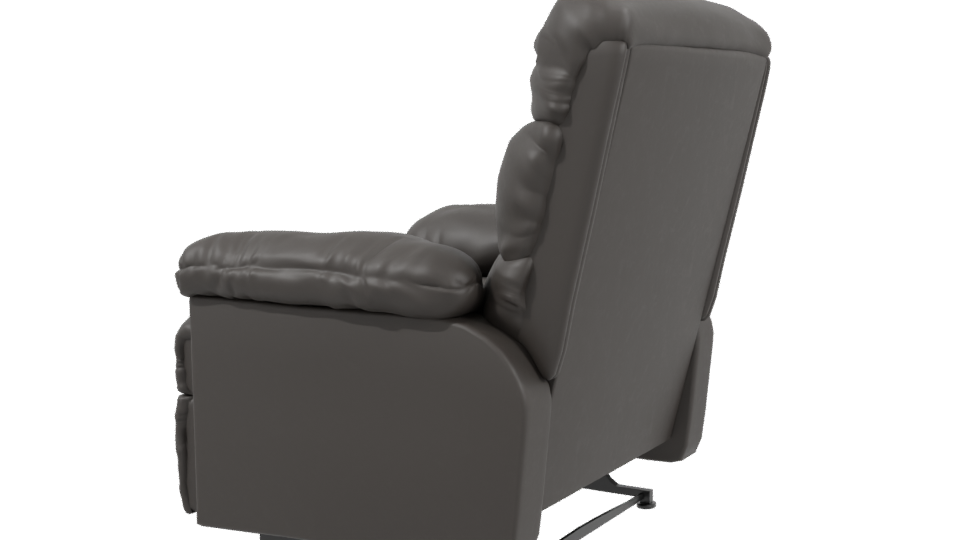 Stylish Reclining Chair Model - Professional 3D Model Render 3