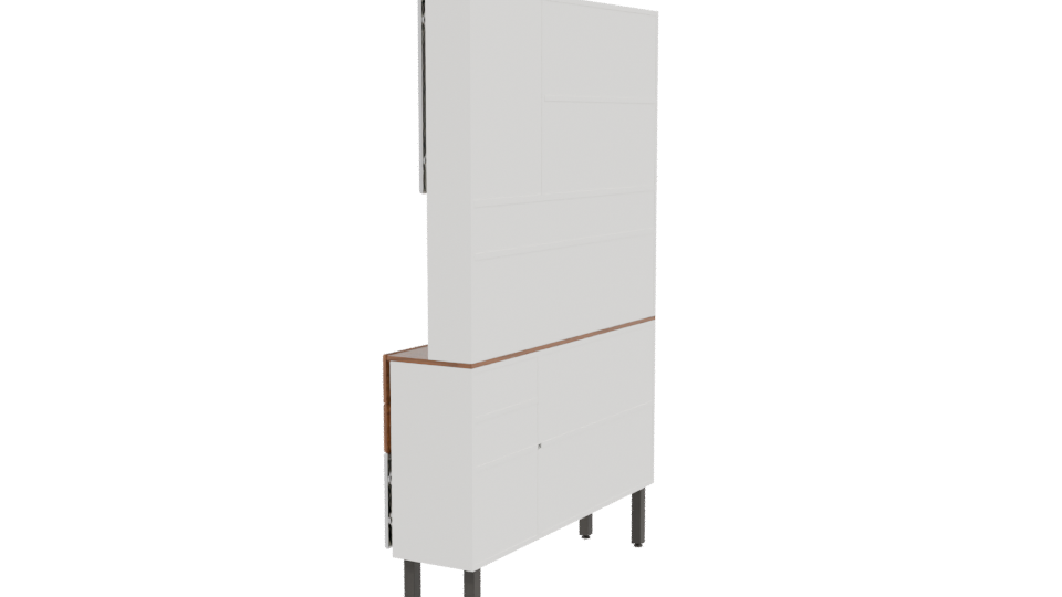 Modern Kitchen Cabinet 3D Model - Professional 3D Model Render 3