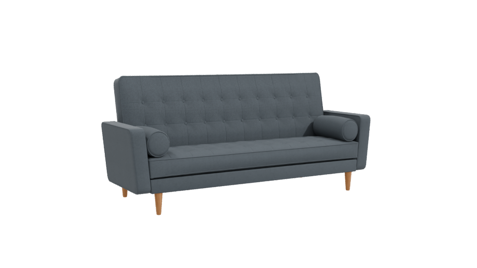 Nordic Gray Sofa 3D Model - Professional 3D Model Render 10