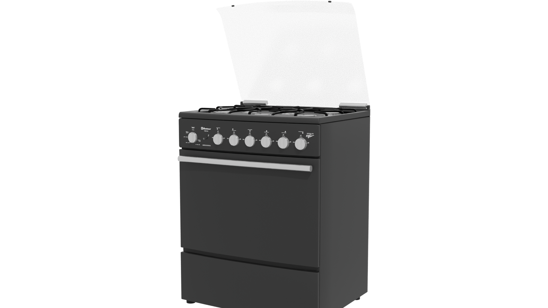 Realistic Gas Range 3D Model - Professional 3D Model Render 12
