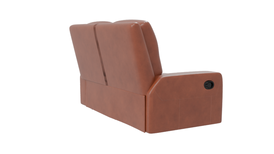Reclining Love Seat 3D Model - Professional 3D Model Render 7