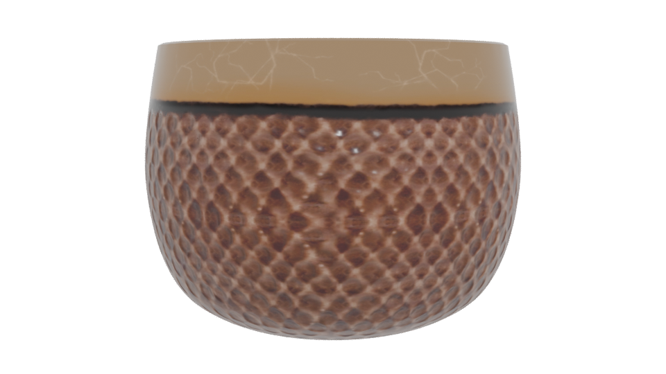 Elegant Textured Bowl Model - Professional 3D Model Render 12