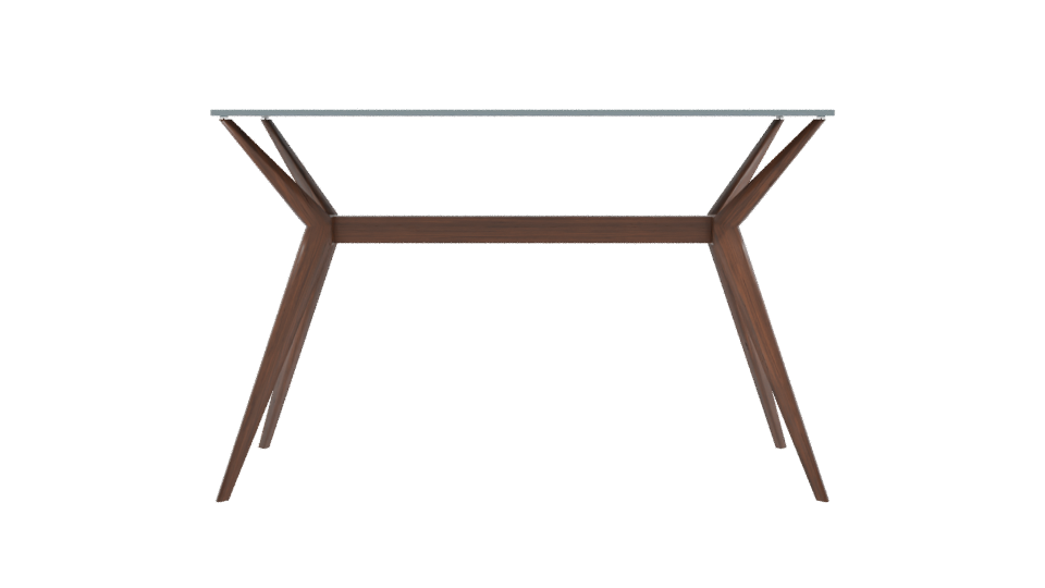 Stylish Wooden Accent Table 3D - Professional 3D Model Render 2