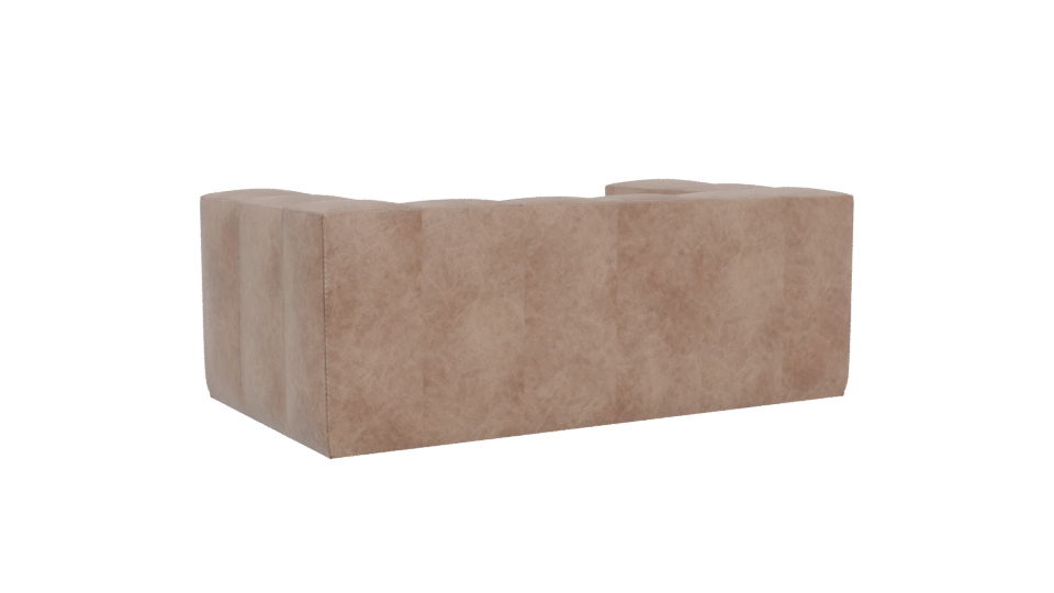 Stylish Leather Sofa Model - Professional 3D Model Render 4