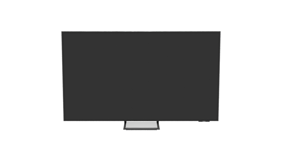 Sleek Ultra-Thin LED Television 3D Model - Professional 3D Model Render 11