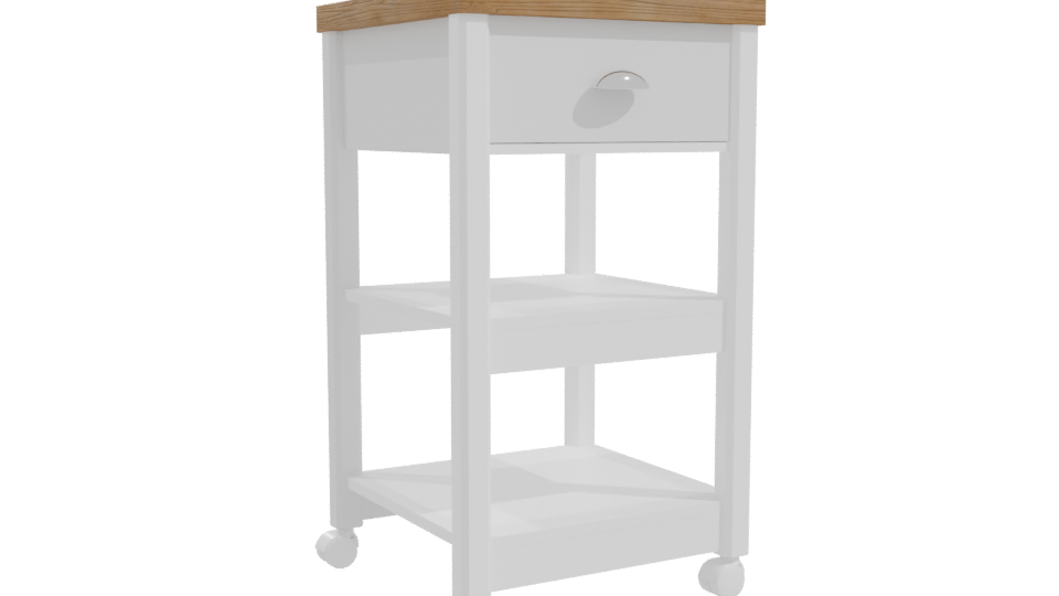 Stylish Nightstand 3D Model - Professional 3D Model Render 10