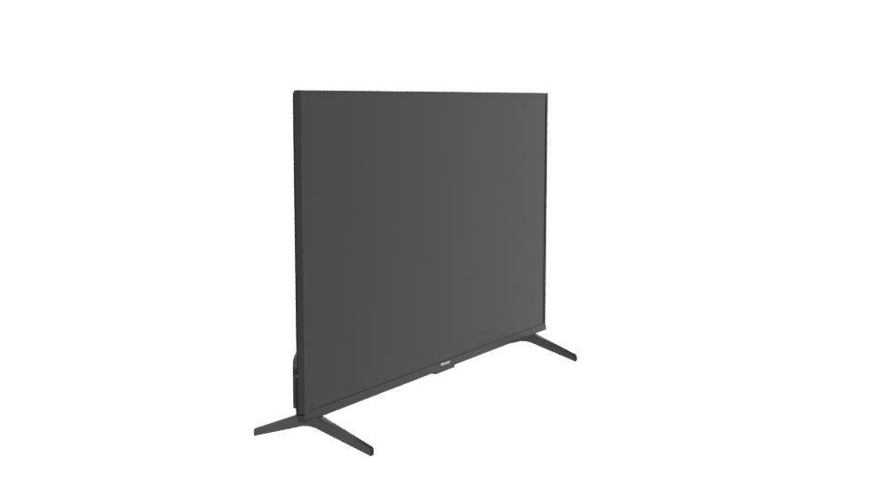 Sleek Modern Television Model - Professional 3D Model Render 9