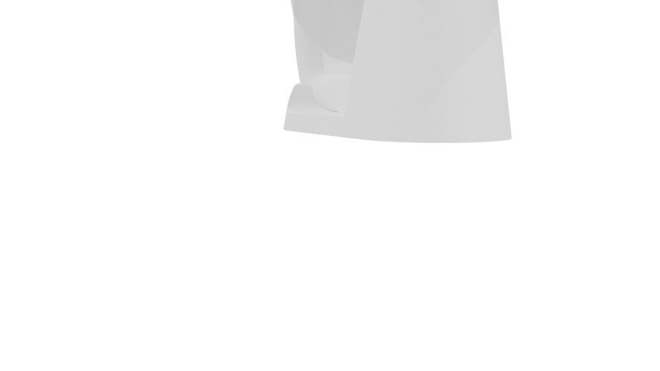 Minimalist Bathroom Toilet Model - Professional 3D Model Render 4