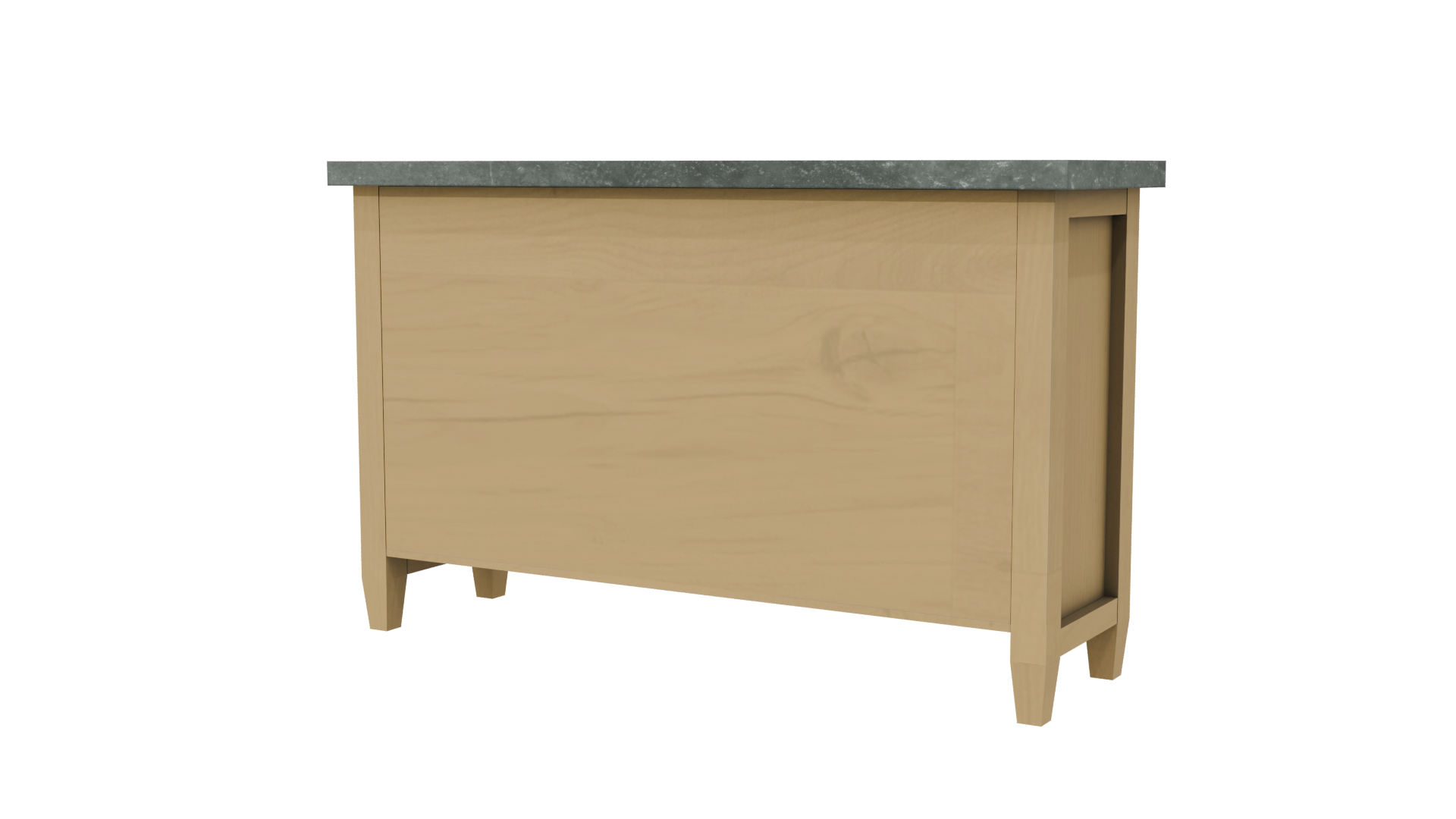 Stylish Wooden Sideboard 3D Model - Professional 3D Model Render 6