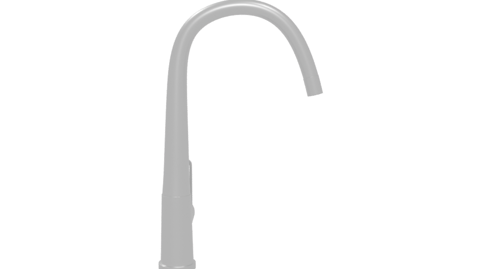 Sleek Kitchen Faucet Model - Professional 3D Model Render 5