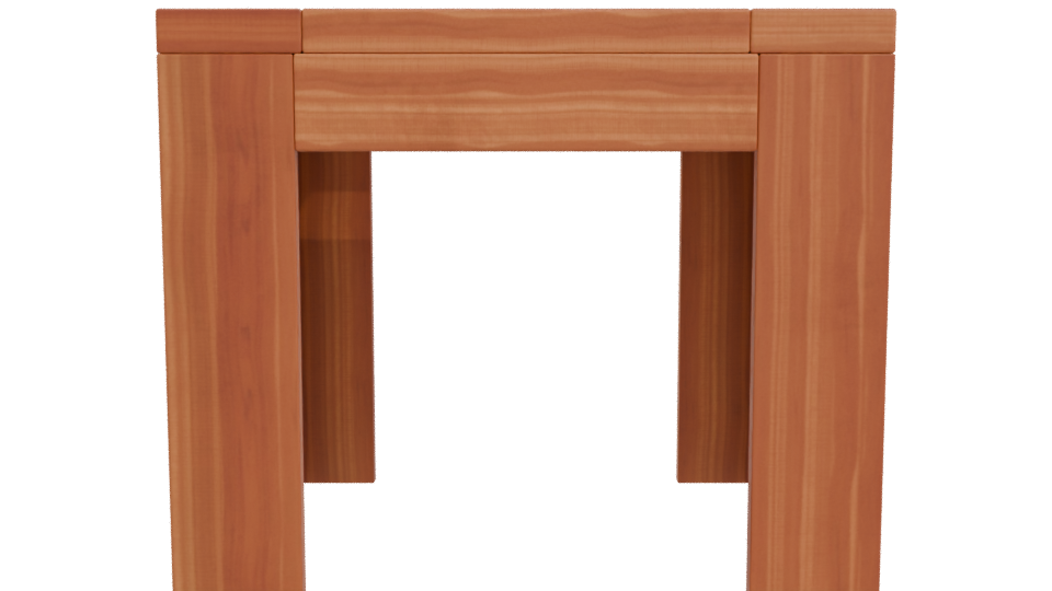 Stylish Wooden Dining Table Model - Professional 3D Model Render 11