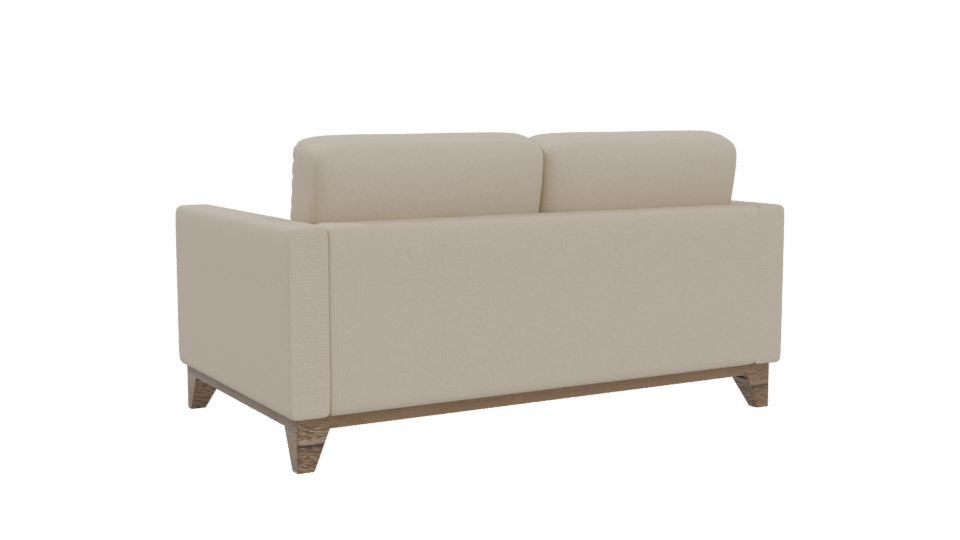Contemporary Fabric Sofa 3D Model - Professional 3D Model Render 4