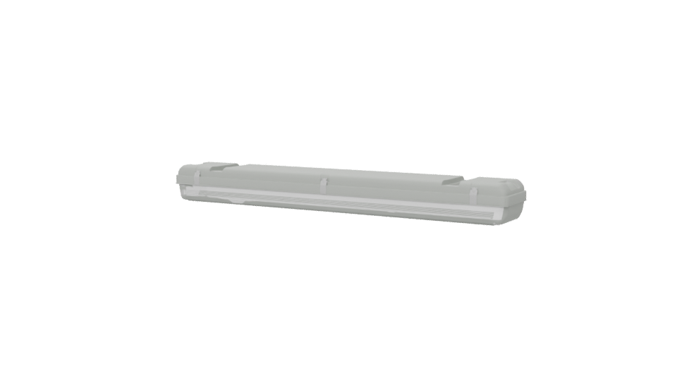 LED Industrial Light Fixture 3D - Professional 3D Model Render 6