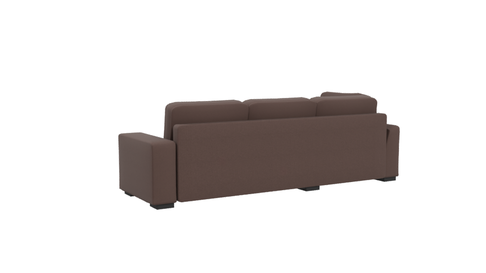 Stylish Corner Sofa 3D Model - Professional 3D Model Render 4