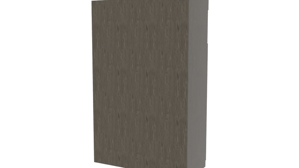 Stylish Wooden Storage Cabinet 3D - Professional 3D Model Render 6