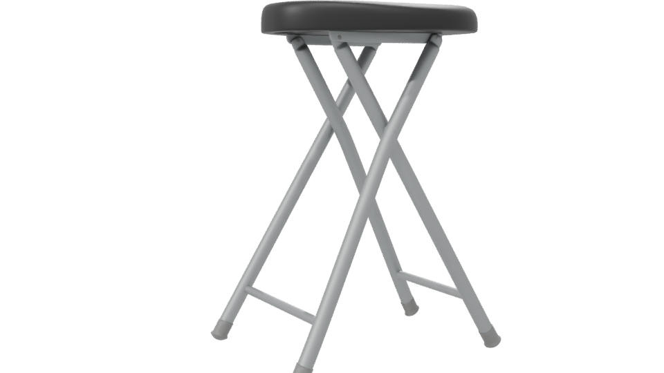 Stylish Minimalist Bar Stool 3D Model - Professional 3D Model Render 7