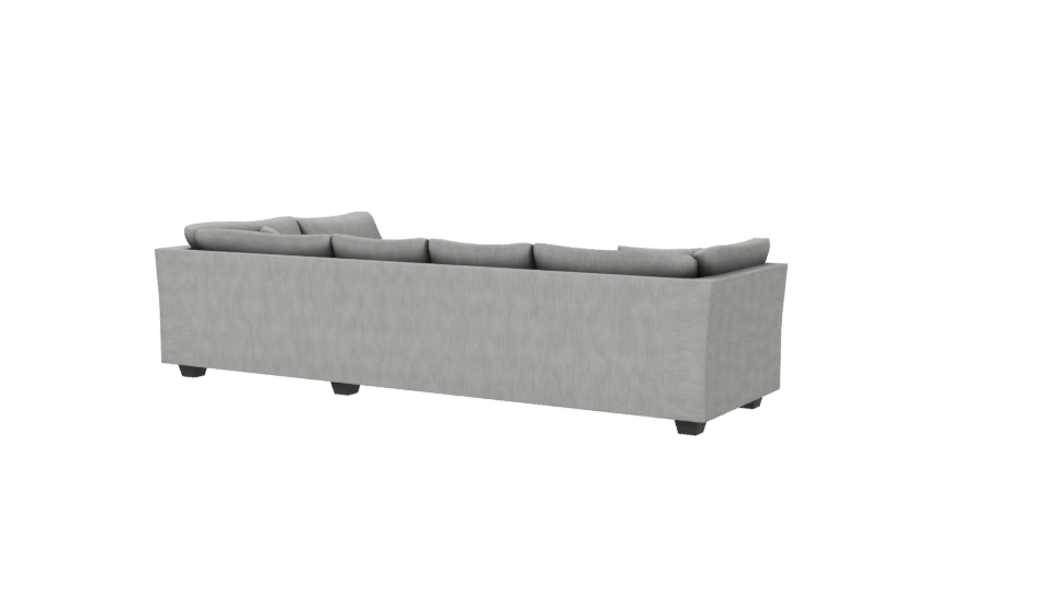 Luxurious Modern Sectional Sofa - Professional 3D Model Render 6