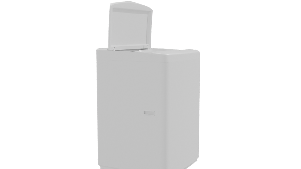 Top Load Washing Machine Model - Professional 3D Model Render 9