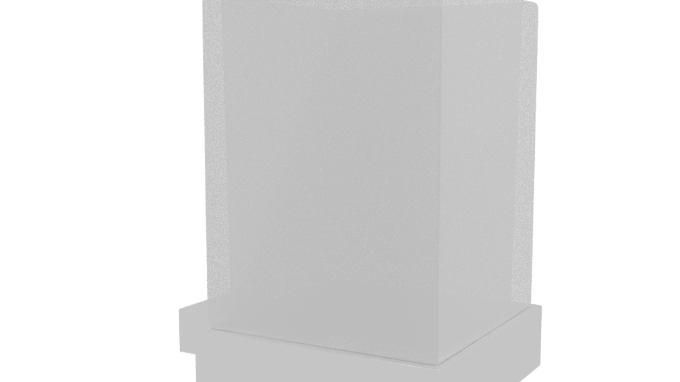 Minimalist Display Stand 3D Model - Professional 3D Model Render 9