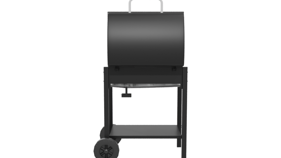 Outdoor Gas Grill 3D Model - Professional 3D Model Render 5