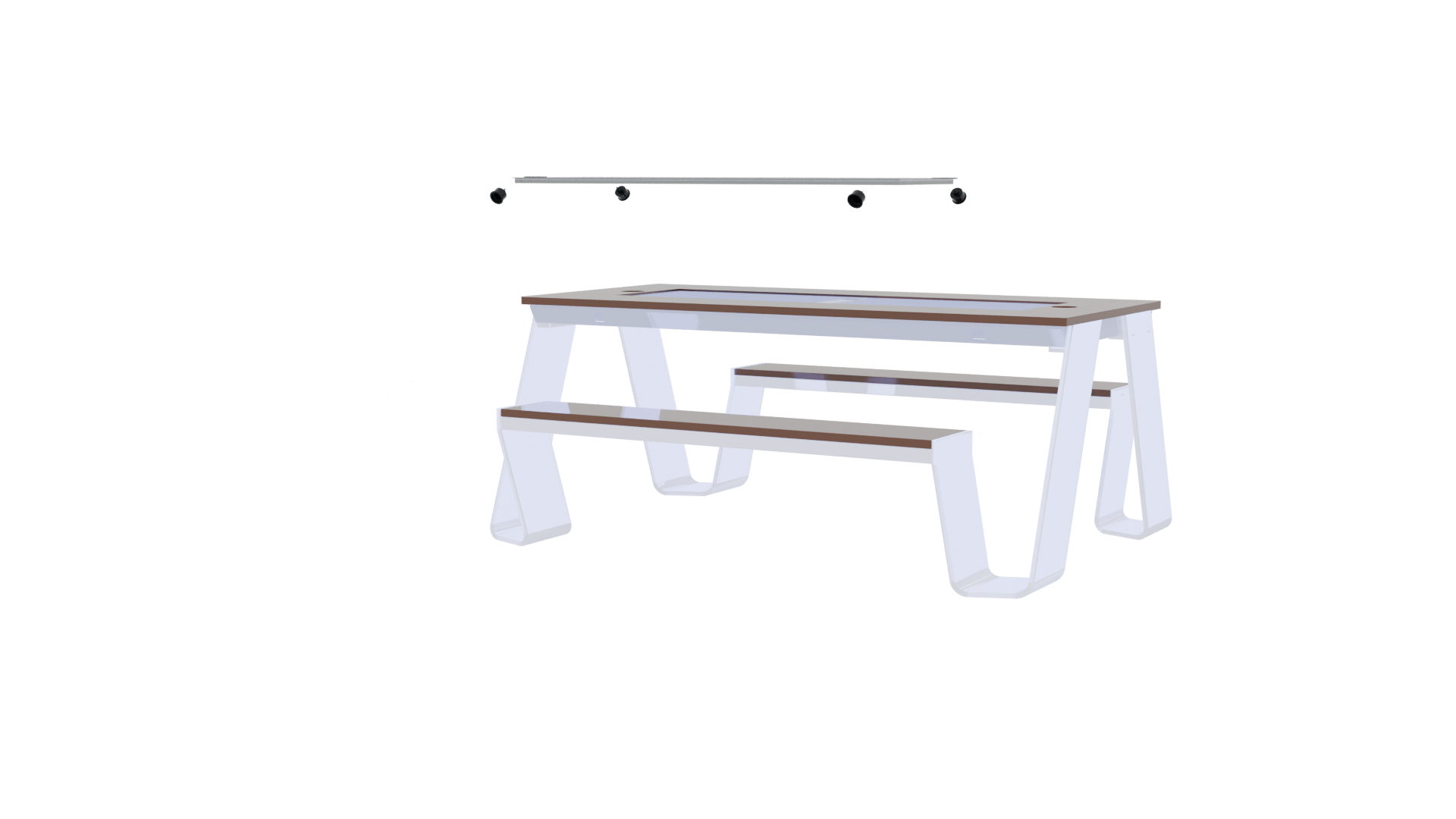 Stylish Modern Coffee Table 3D - Professional 3D Model Render 12