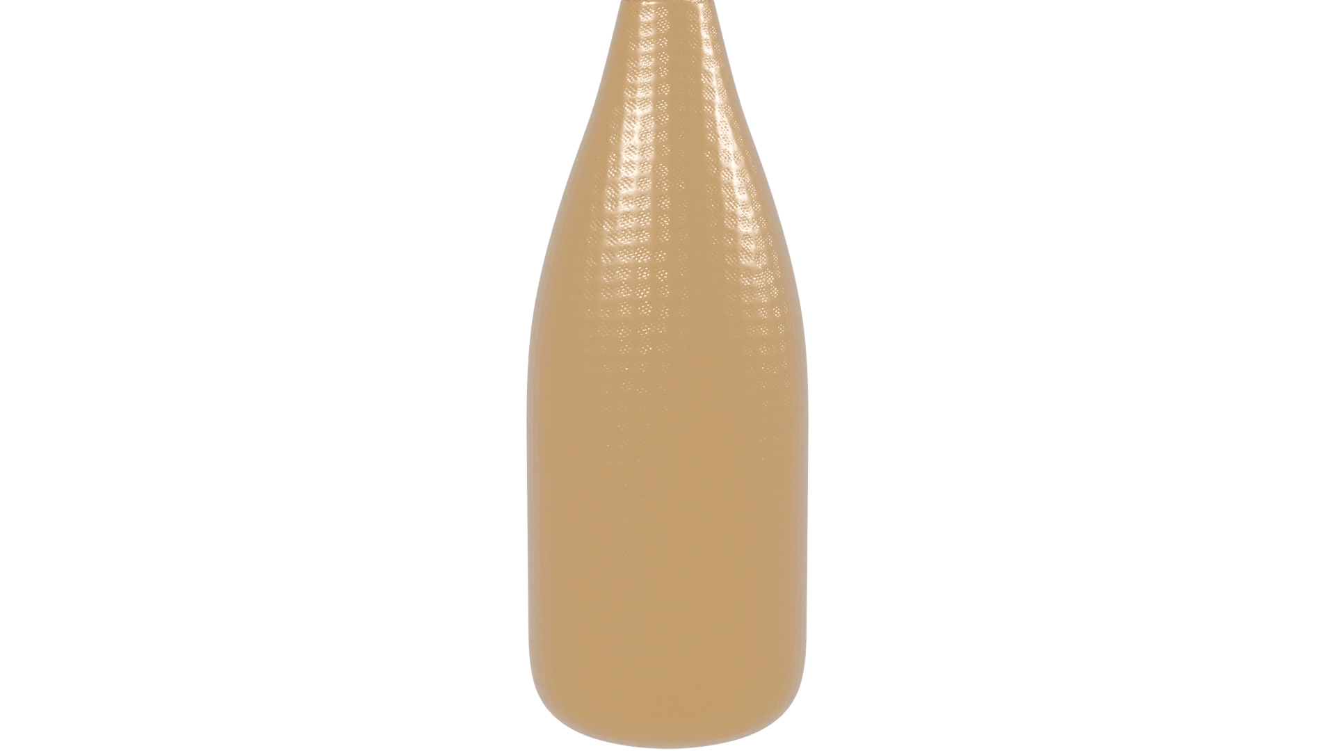 Stylish Metallic Decorative Vase - Professional 3D Model Render 2