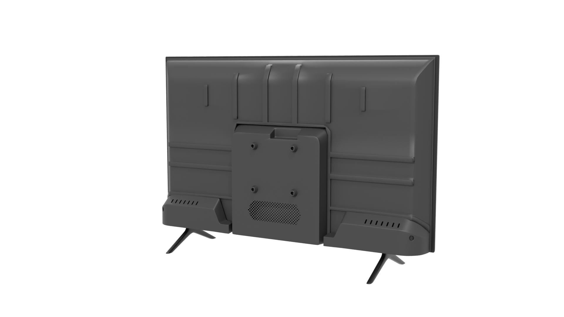 Sleek Modern Flat Screen TV - Professional 3D Model Render 6