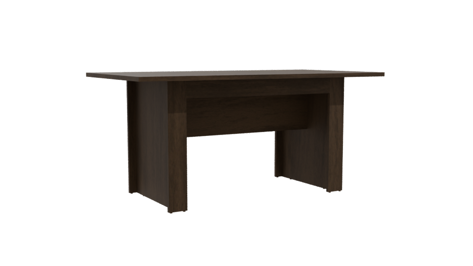 Elegant Wooden Dining Table Model - Professional 3D Model Render 10