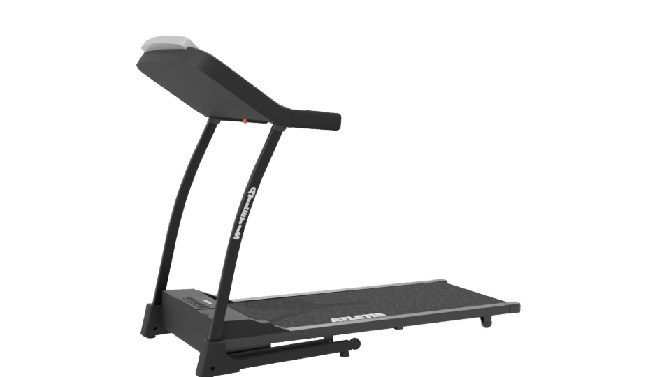 Compact Folding Treadmill Model - Professional 3D Model Render 7