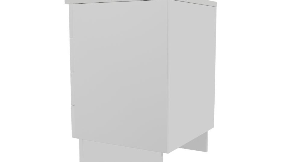 Stylish Modern Chest of Drawers - Professional 3D Model Render 3