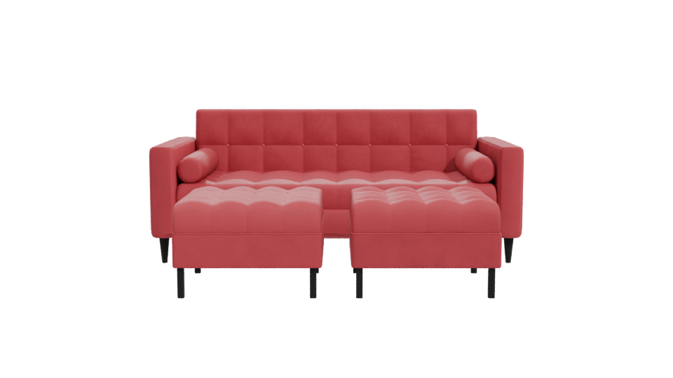 Stylish Corner Sofa 3D Model - Professional 3D Model Render 11