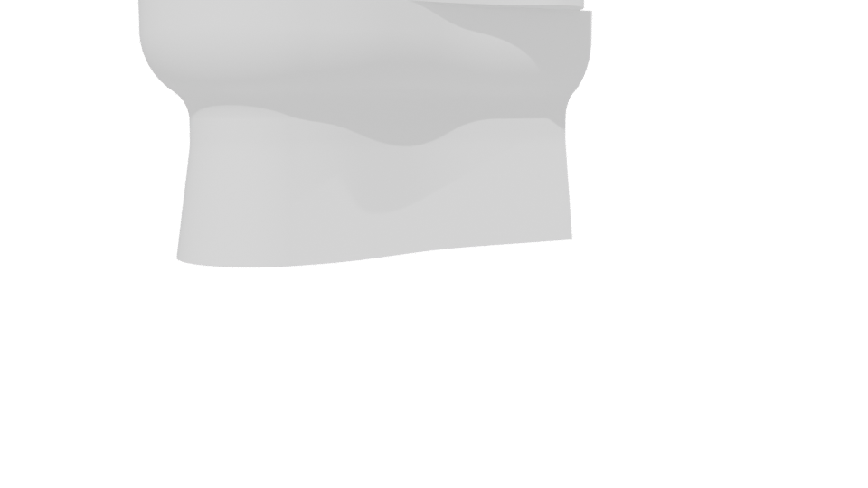 Contemporary Toilet Ceramic Model - Professional 3D Model Render 13