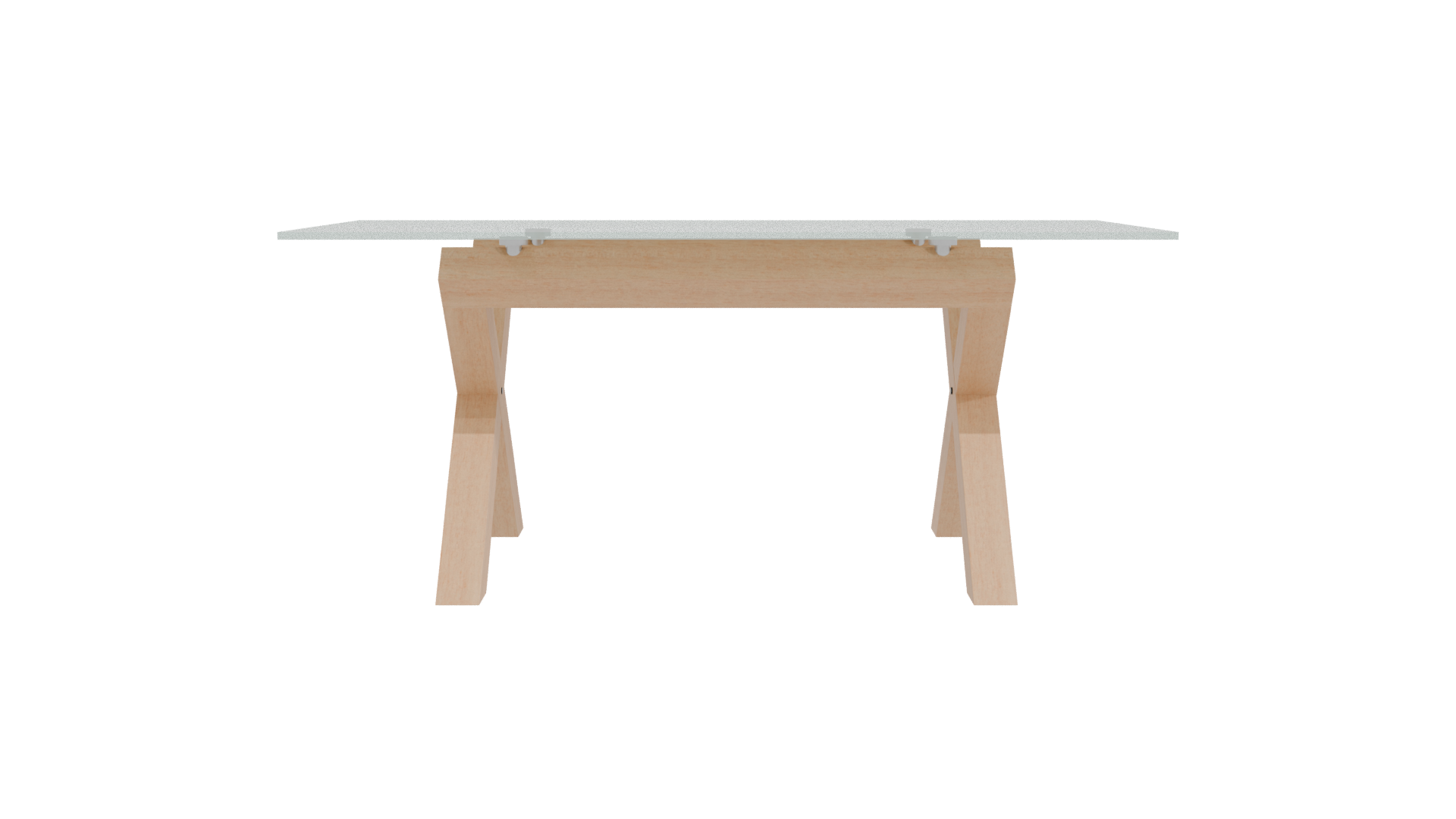 Stylish Glass Top Dining Table - Professional 3D Model Render 11